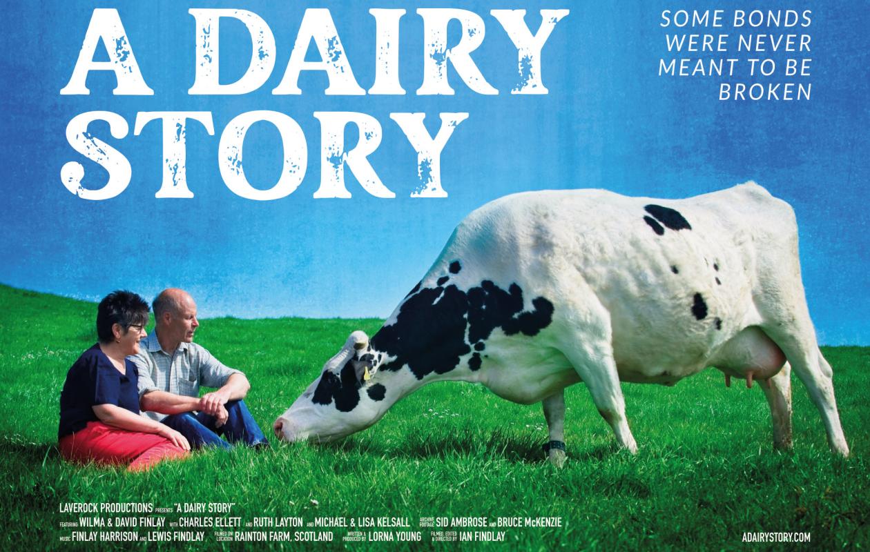 Cinematic poster for the feature documentary A Dairy Story